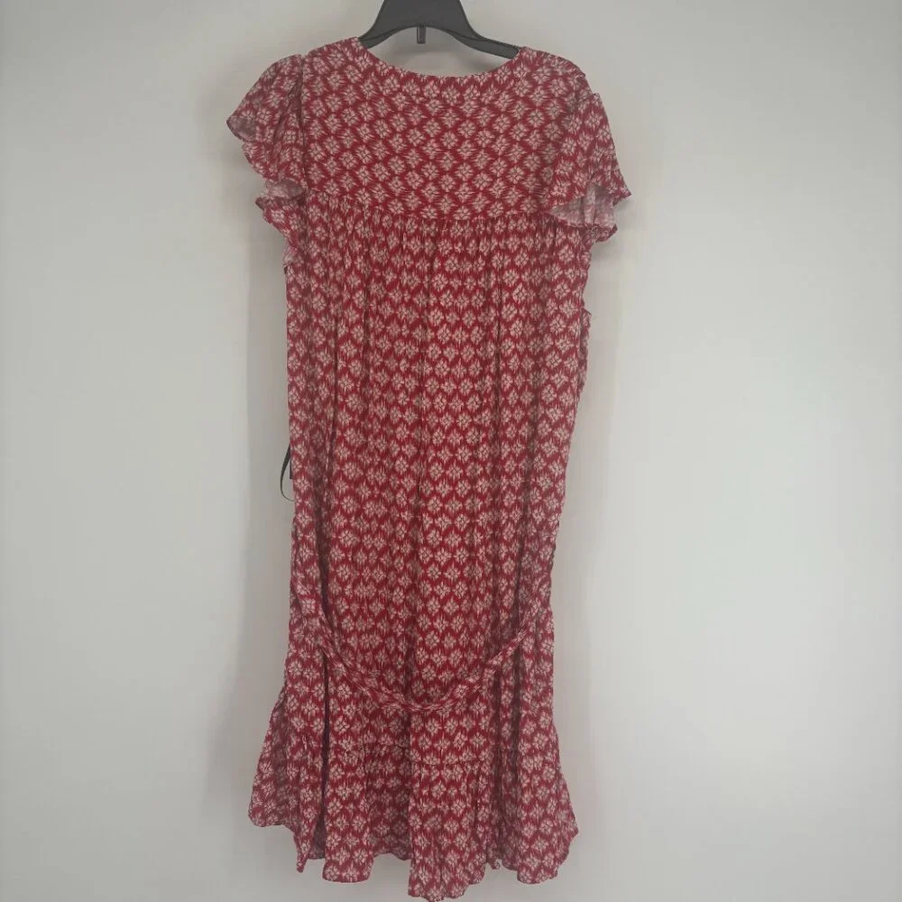 Nautica Women' Siesta Key Beach Printed Popover Dress Samba Multi Size Large NWT - Picture 3 of 5